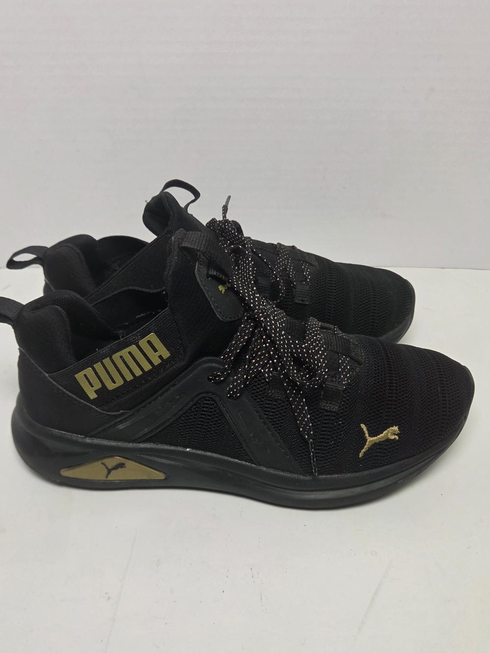 Puma Enzo 2 Metal Black Gold Women’s Running Shoes
